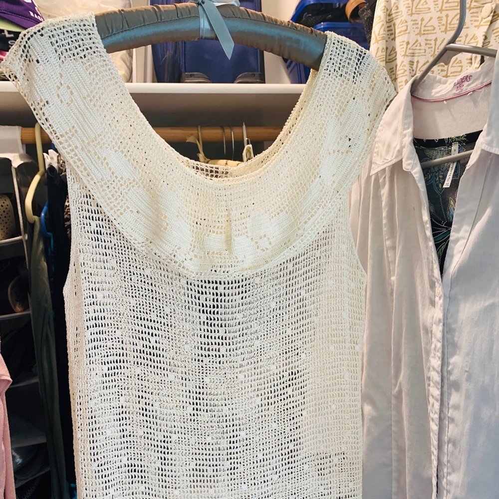 Open knit top